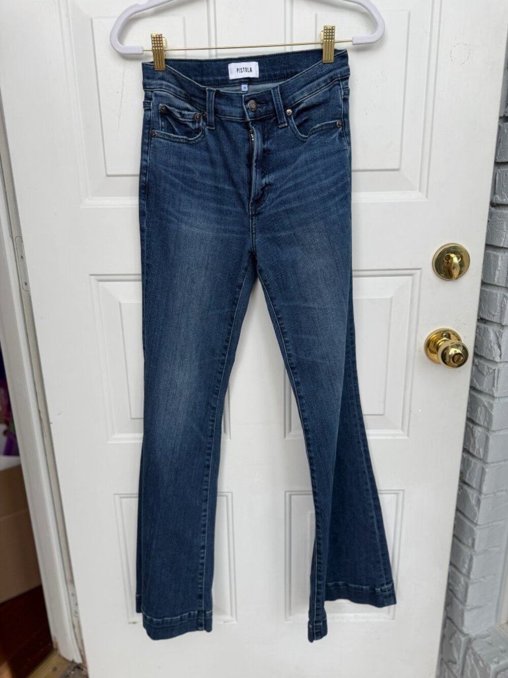 Pistola High-Rise Flare Jeans Size 25